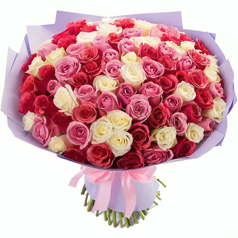 دسته گل رز طبیعی کد 122