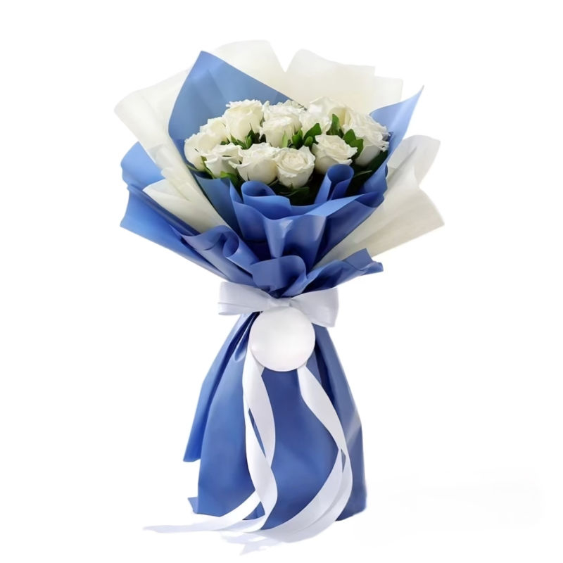 دسته گل رز طبیعی مدل 167